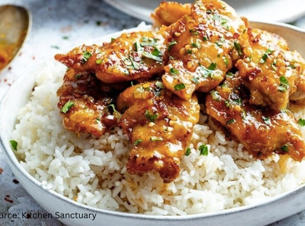 Honey garlic chicken