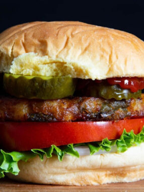American-style veggie burger Recipe