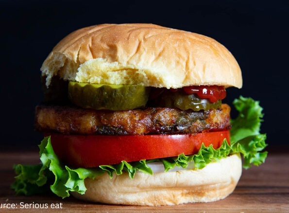 American-style veggie burger Recipe