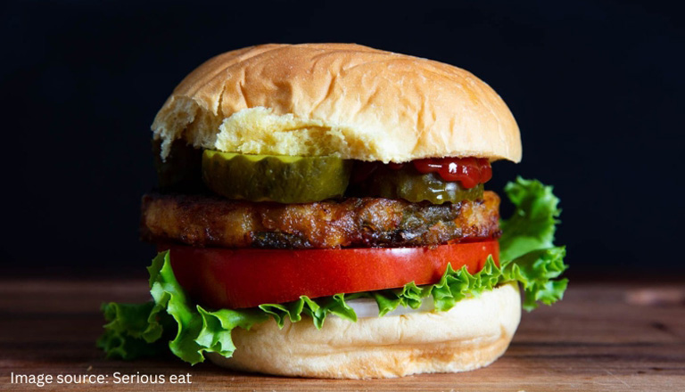 American-style veggie burger Recipe