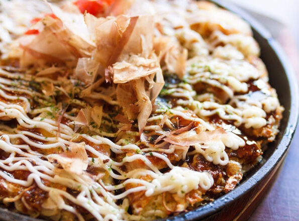 Okonomiyaki (Japanese Savory Pancake)