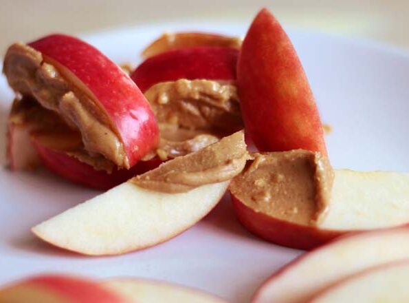 Apple and Peanut Butter Slices