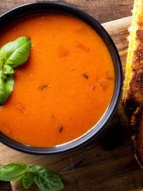 Classic Grilled Cheese with Tomato Soup
