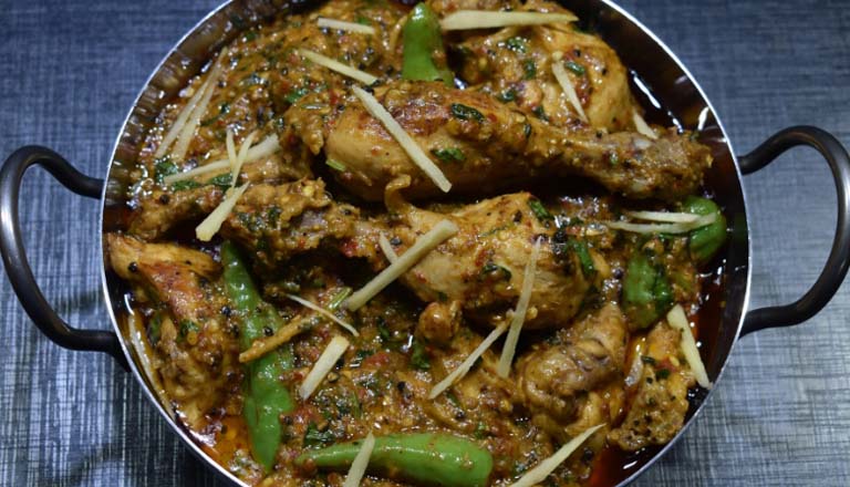 Black Pepper Chicken Kadhai