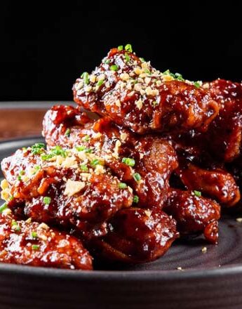 Fried BBQ Chicken Wings