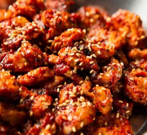 Seasoned Chicken with Garlic