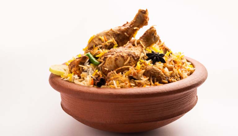 Dum Handi Chicken Biryani